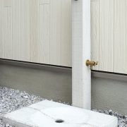 かわいい外の蛇口
