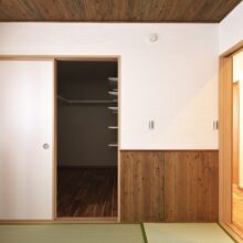 和室のウォークインクローゼット