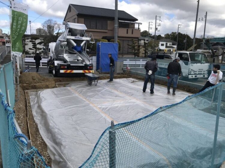 熊取町野田モデルハウス基礎工事完了！！
