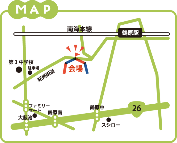 マルシェ会場地図